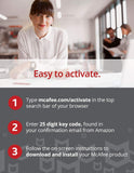 McAfee Total Protection 2020 Antivirus Internet Security Software, 5 Device , 1 Year - Download